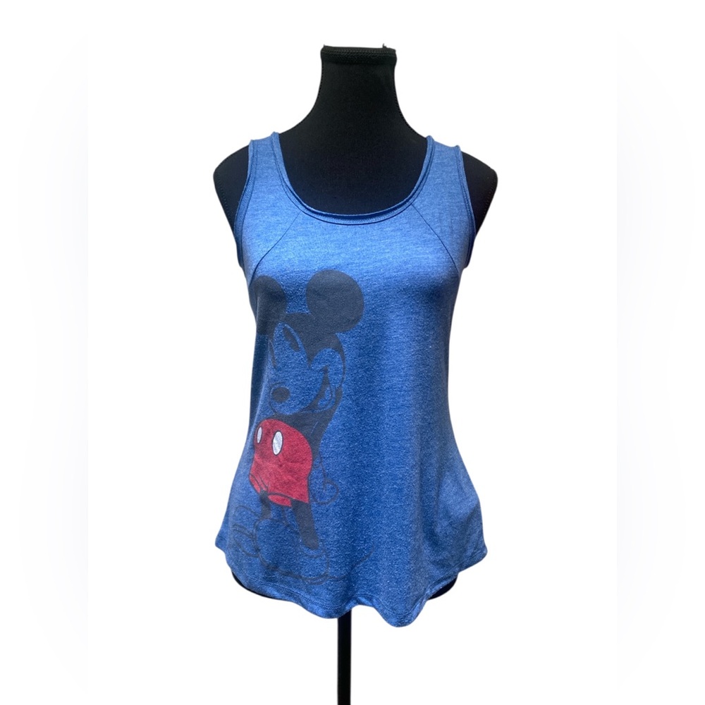 Disney Blue Tank Top with Mickey Design S GUC